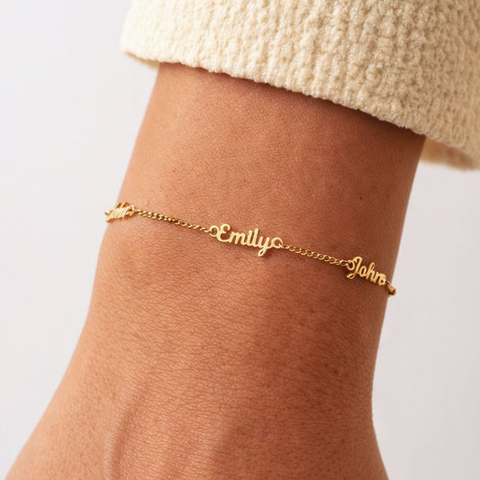 Pulsera con nombre