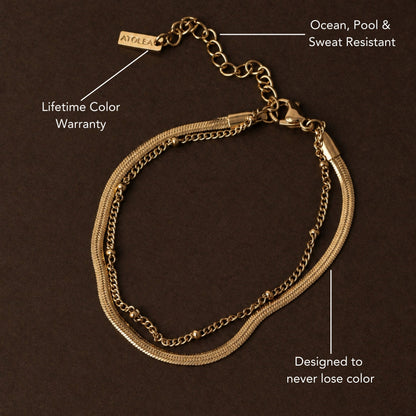 Pulsera de capas para el día a día