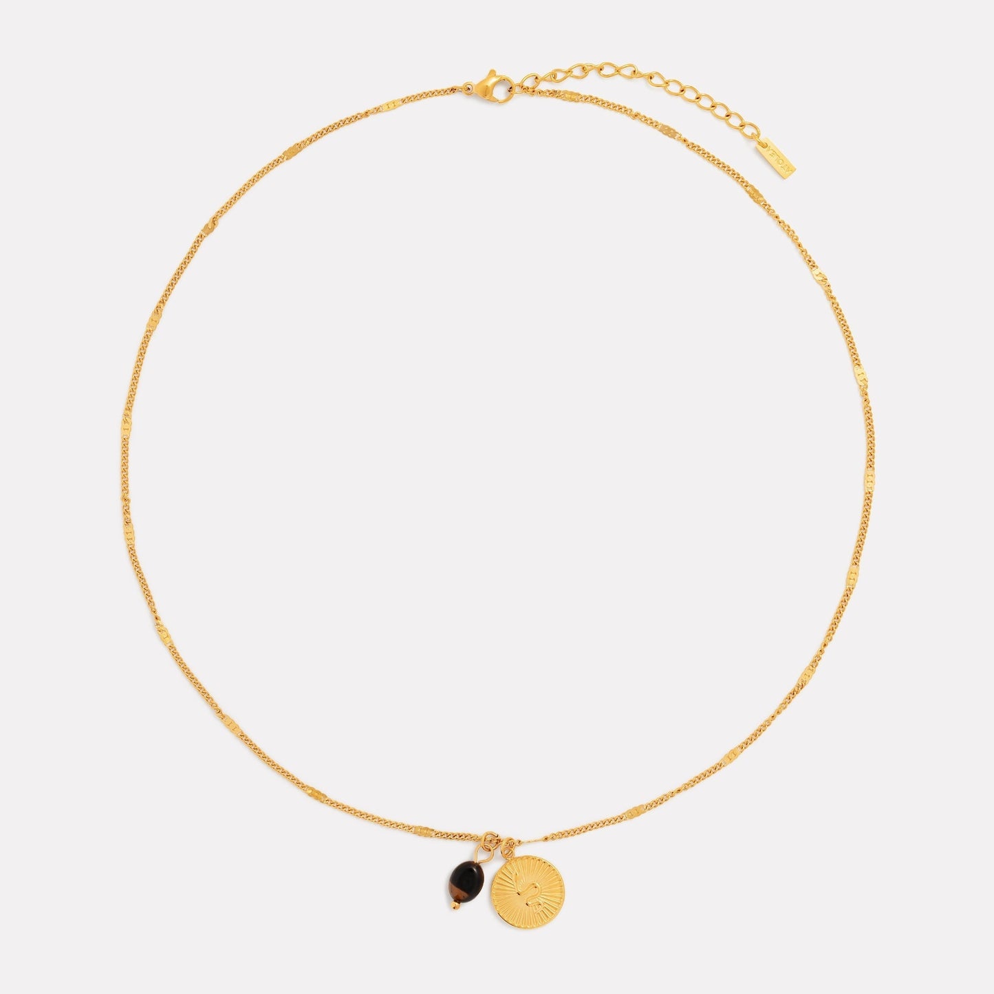 Collar de serpiente dorado