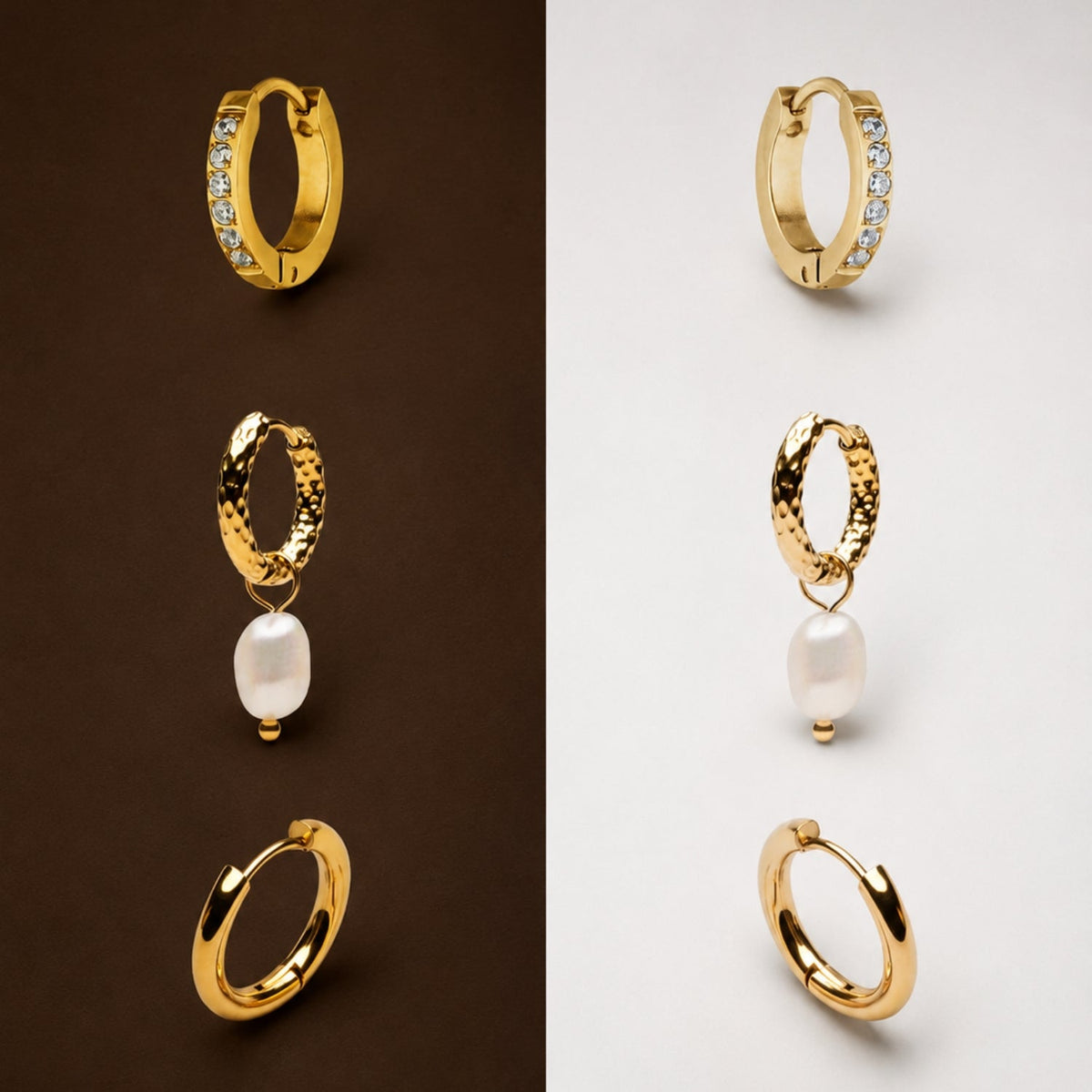 Tiny Huggie Hoops