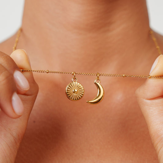 Collar Luna y Sol