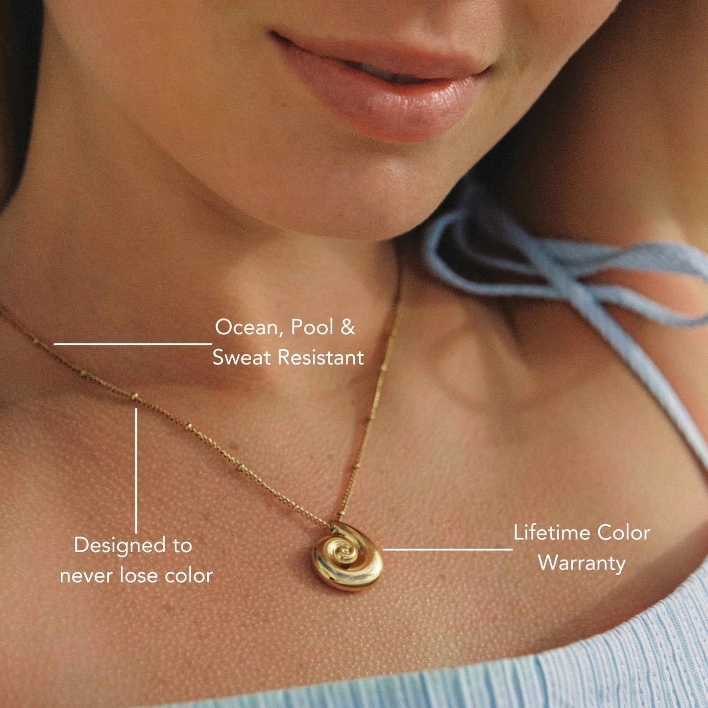 Collar de conchas