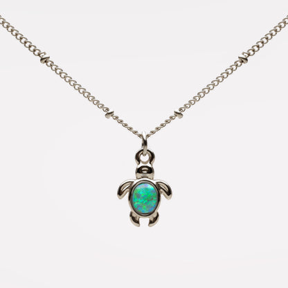 Collar de tortuga de ópalo