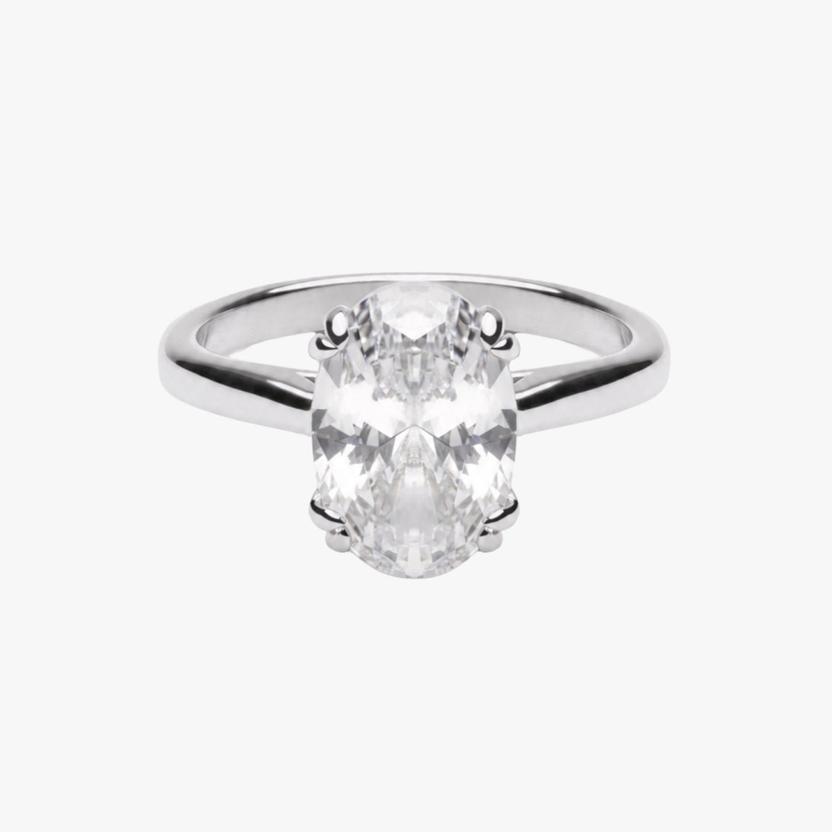 Oval Solitaire Ring