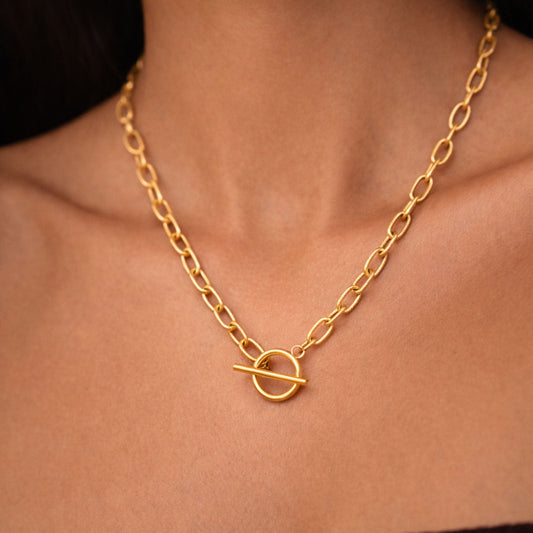 Gargantilla ajustable con clip
