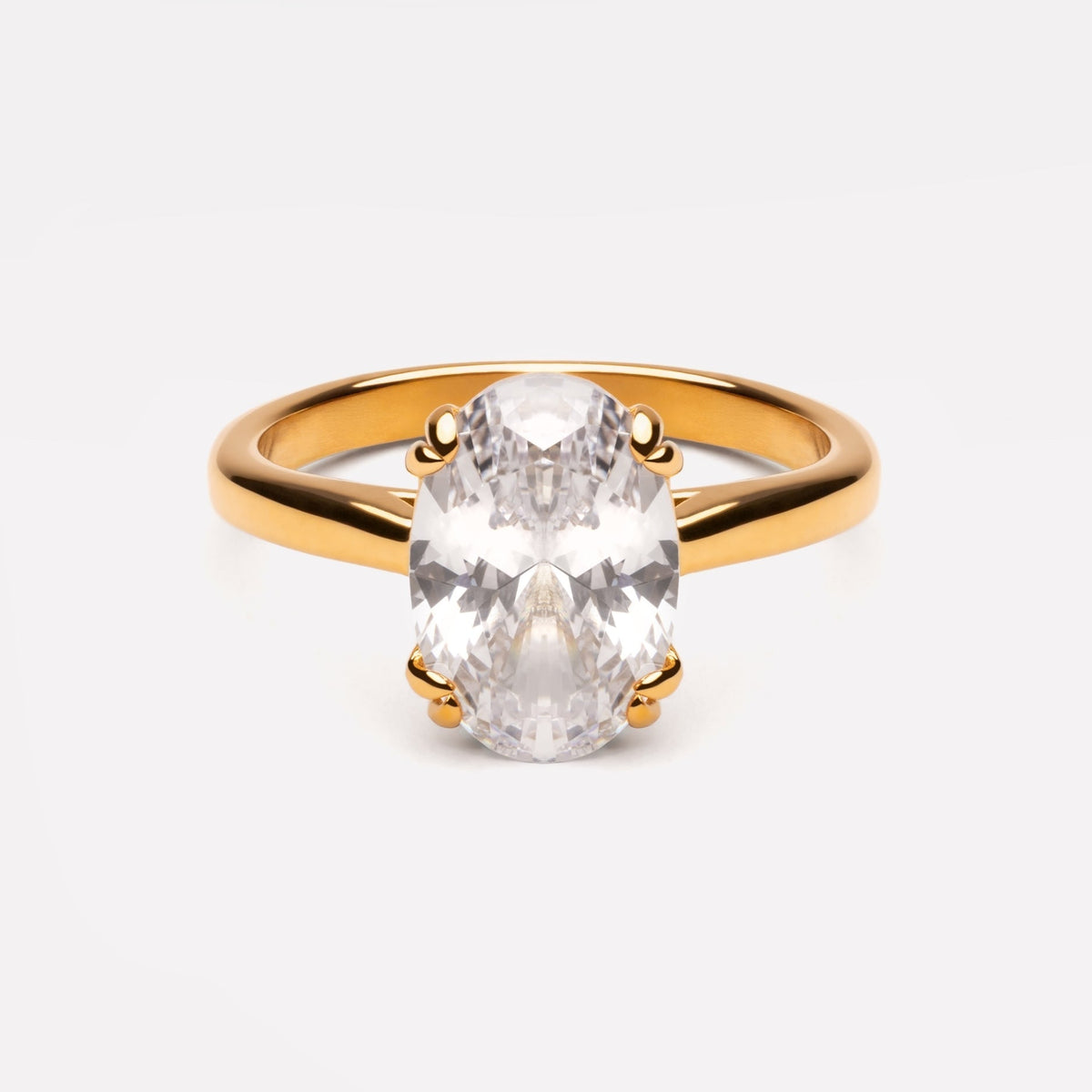Oval Solitaire Ring